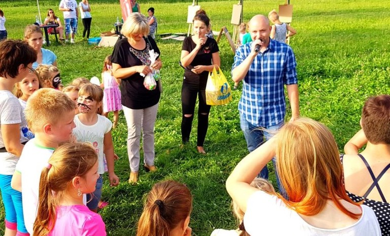 Festyn SLD „Wspólne Wakacje” w Gniewkówcu (powiat inowrocławski)