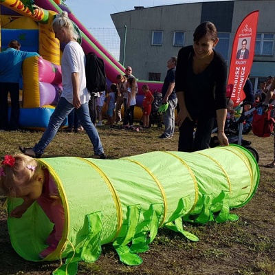 Piknik rodzinny Wspólne Wakacje na Wzgórzu Wolności - piękna pogoda i świetna zabawa